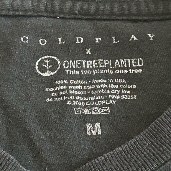 COLDPLAY Head Full Of Dreams T-Shirt Size Medium Double Sided - Picture 5 of 8